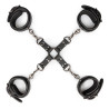 EasyToys Fetish Collection Kit de 4 menottes avec Croix